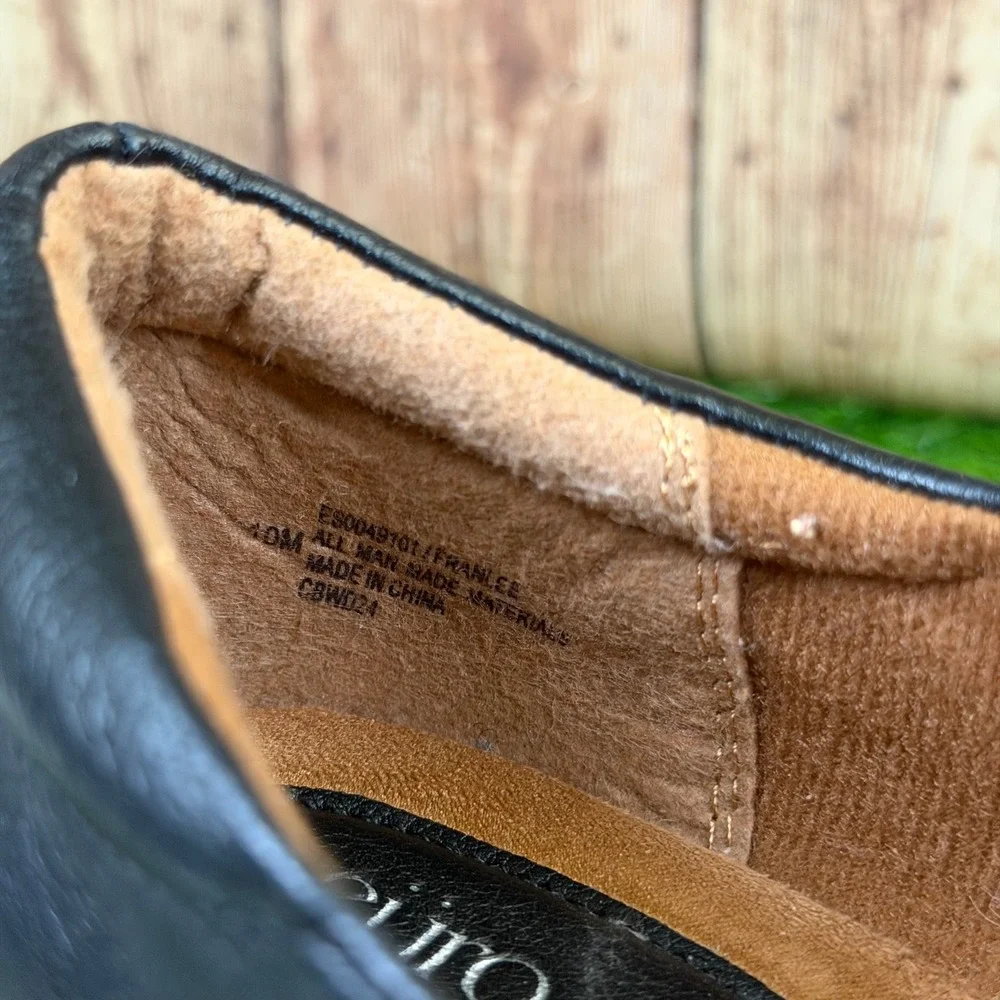 Eurosoft Franlee Mary Jane Shoes Womens Size 10 Black Wedge Platform Comfort